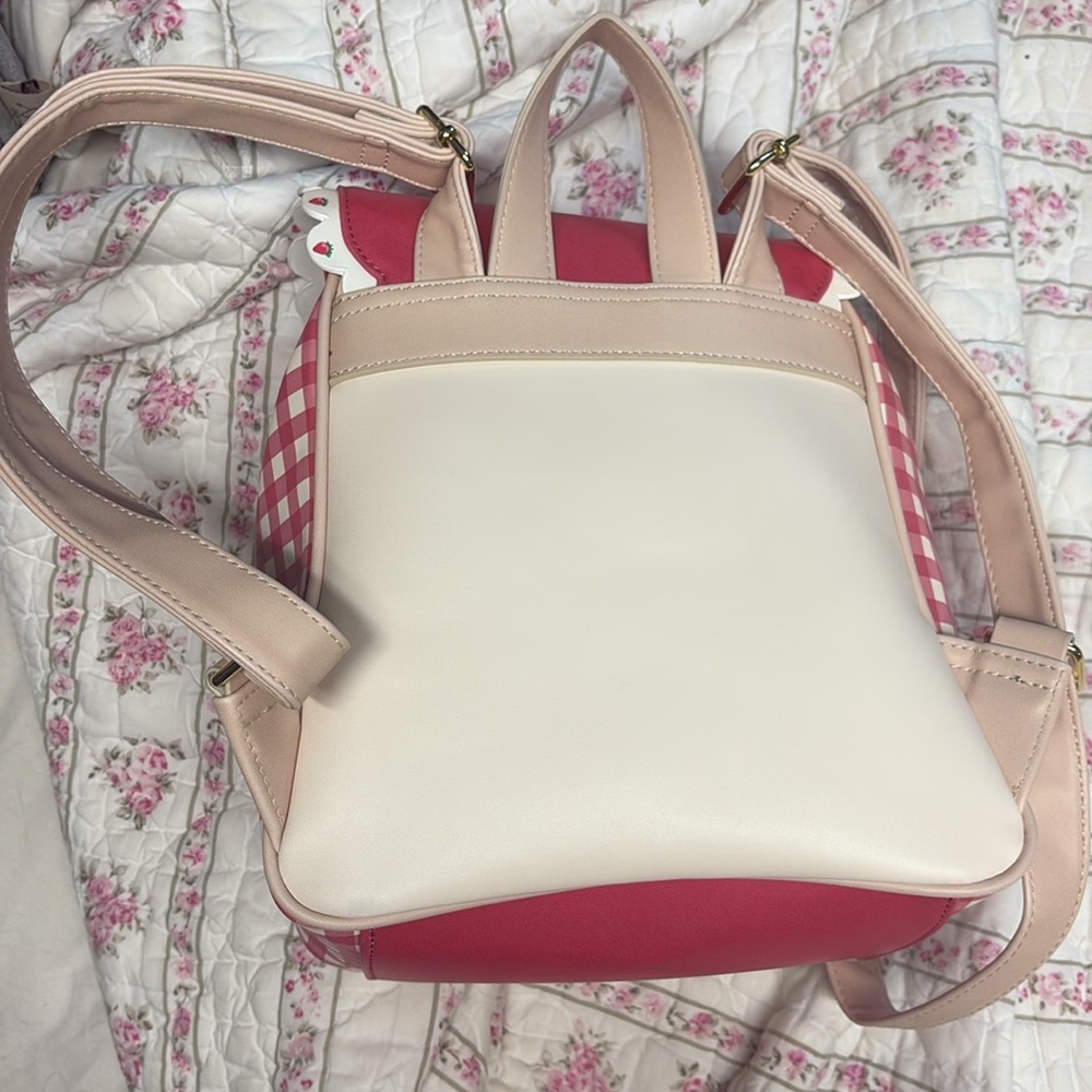 Strawberry shortcake Gingham backpack lounge fly - Picture 7 of 9